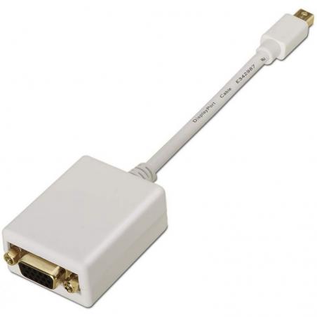 Cable Conversor Aisens A125-0136/ Mini Displayport Macho - VGA Hembra