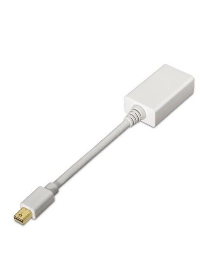 Cable Conversor Aisens A125-0138/ Mini Displayport Macho - HDMI Hembra/ 15cm/ Blanco