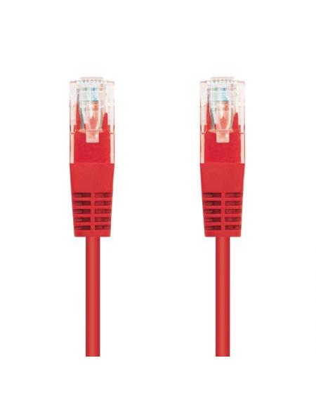 Cable de Red RJ45 UTP Nanocable 10.20.0403-R Cat.6/ 3m/ Rojo - Imagen 1