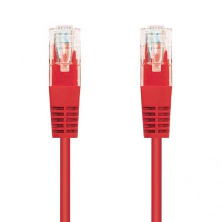 Cable de Red RJ45 UTP Nanocable 10.20.0403-R Cat.6/ 3m/ Rojo - Imagen 1