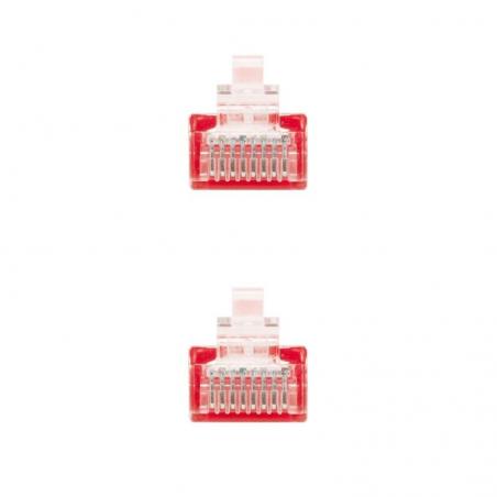 Cable de Red RJ45 UTP Nanocable 10.20.0403-R Cat.6/ 3m/ Rojo - Imagen 3