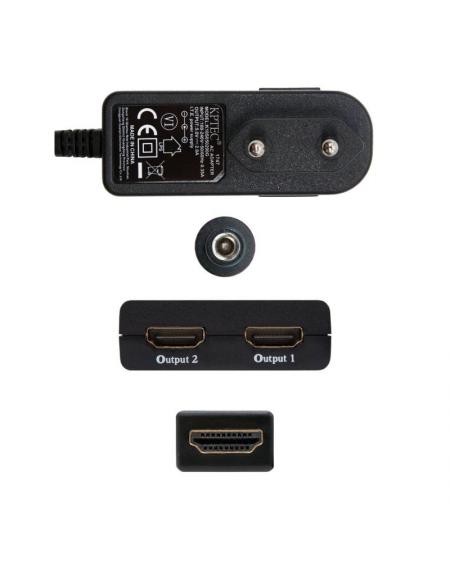 Duplicador HDMI Nanocable 10.25.3502/ HDMI Macho - 2 HDMI Hembra