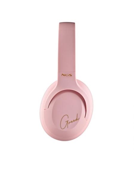 Auriculares Inalámbricos NGS Artica Greed/ con Micrófono/ Bluetooth/ Rosa