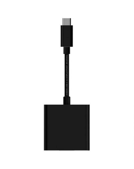 Conversor Aisens A109-0345/ USB Tipo-C Macho - DisplayPort Hembra/ 15cm/ Negro