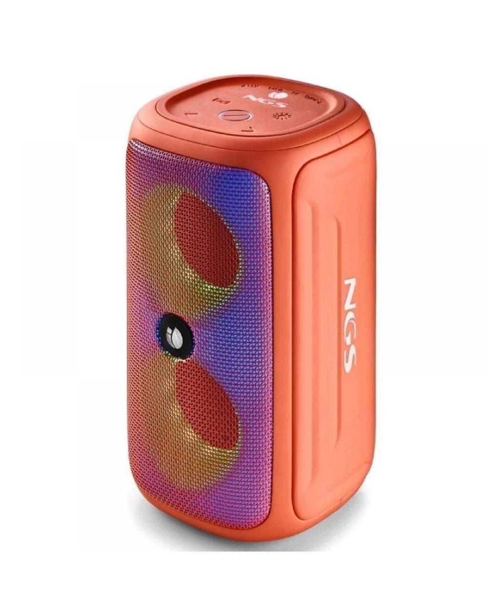 Altavoz con Bluetooth NGS Roller Beast/ 32W/ 2.0/ Coral