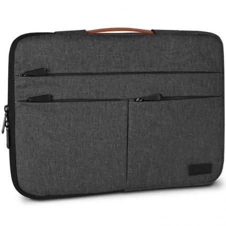 Funda Subblim Air Padding 360 Sleeve para Portátiles hasta 15.6'/ Gris Oscuro