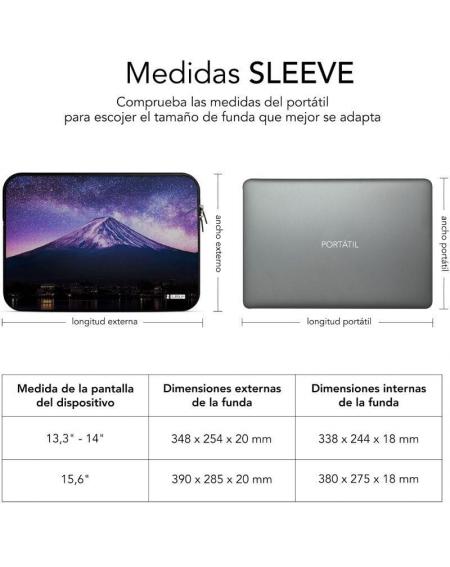 Funda Subblim Trendy Sleeve Neo Mountain para Portátiles hasta 15.6'