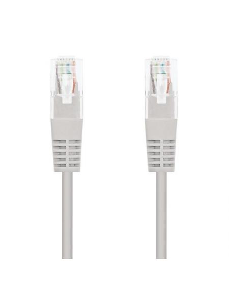 Cable de Red RJ45 UTP Nanocable 10.20.1300 Cat.6/ 50cm/ Gris - Imagen 1