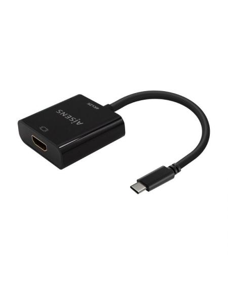 Conversor HDMI 4K 30Hz Aisens A109-0684/ HDMI Hembra - USB Tipo-C Macho/ 15cm/ Negro