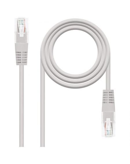 Cable de Red RJ45 UTP Nanocable 10.20.1305 Cat.6/ 5m/ Gris - Imagen 2