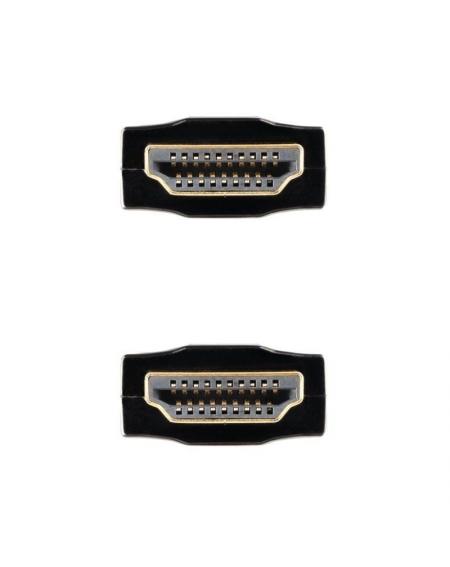 Cable HDMI 2.0 4K Nanocable 10.15.2010/ HDMI Macho - HDMI Macho/ 10m/ Negro