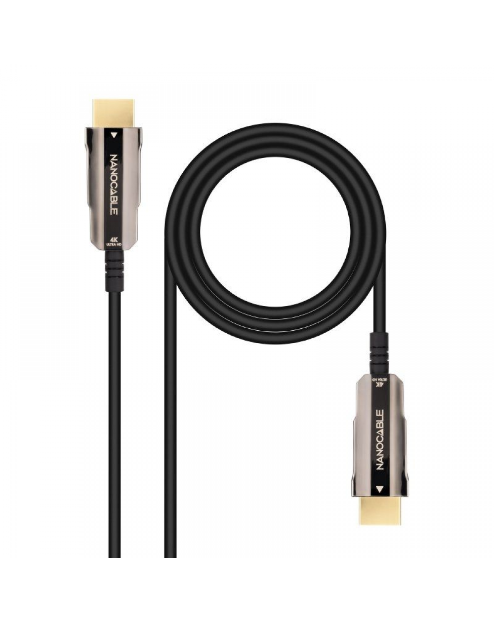 Cable HDMI 2.0 AOC 4K Nanocable 10.15.2015/ HDMI Macho - HDMI Macho/ 15m/ Negro