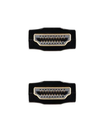 Cable HDMI 2.0 AOC 4K Nanocable 10.15.2015/ HDMI Macho - HDMI Macho/ 15m/ Negro