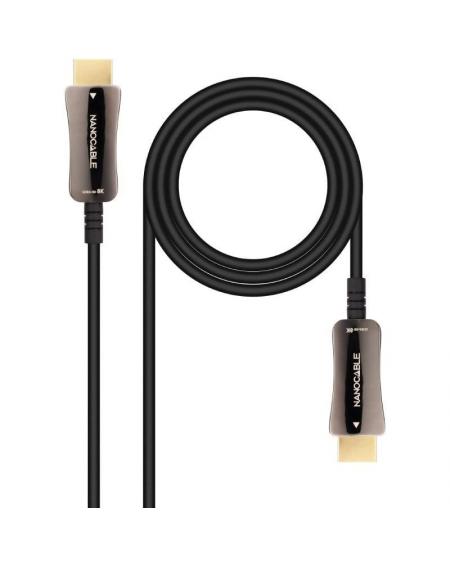 Cable HDMI 2.1 AOC 8K Nanocable 10.15.2110/ HDMI Macho - HDMI Macho/ 10m/ Negro