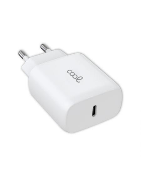 Cargador Red Universal Fast Adapt. (PD) Tipo-C COOL (25W) Blanco