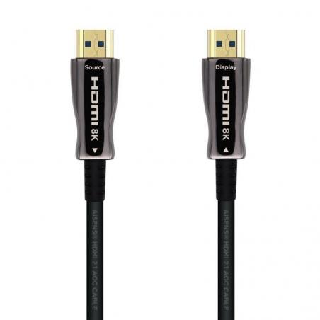 Cable HDMI 2.1 AOC 8K Aisens A153-0522/ HDMI Macho - HDMI Macho/ 60m/ Negro