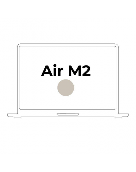 Apple Macbook Air 15' / M2 8-Core CPU/ 8Gb/ 512Gb SSD/ 10-Core GPU/ Blanco Estrella