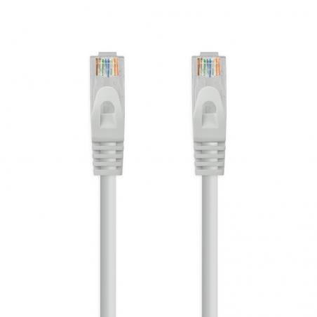 Cable de Red RJ45 UTP Nanocable 10.20.1801 Cat.6A/ 1m/ Gris - Imagen 1