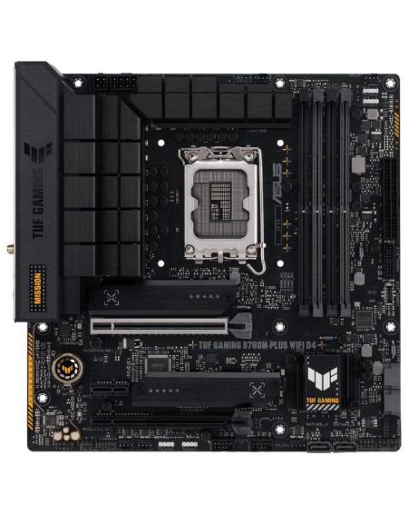 Placa Base Asus TUF GAMING B760M-PLUS WIFI D4/ Socket 1700/ Micro ATX