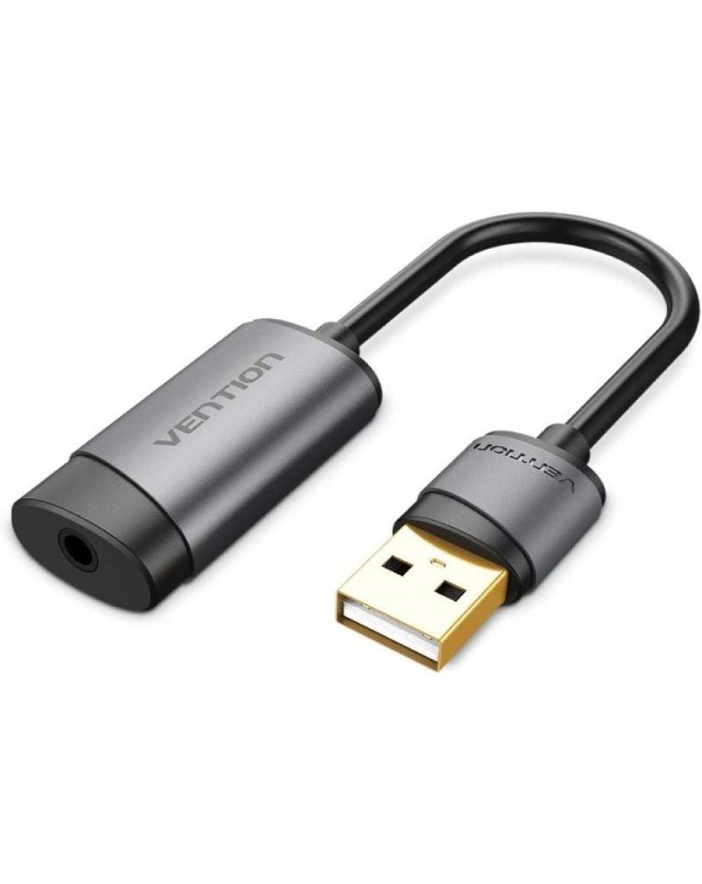 Adaptador USB Vention CDJHB/ USB Macho - Jack 3.5 Hembra