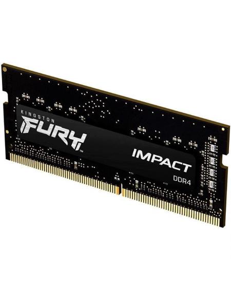 Memoria RAM Kingston FURY Impact 8GB/ DDR4/ 2666MHz/ 1.2V/ CL15/ SODIMM