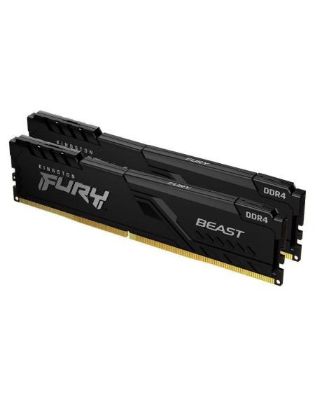 Memoria RAM Kingston FURY Beast 2 x 8GB/ DDR4/ 3200MHz/ 1.35V/ CL16/ DIMM