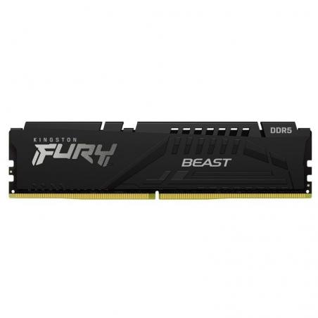 Memoria RAM Kingston FURY Beast 16GB/ DDR5/ 5200MHz/ 1.1V/ CL38/ DIMM