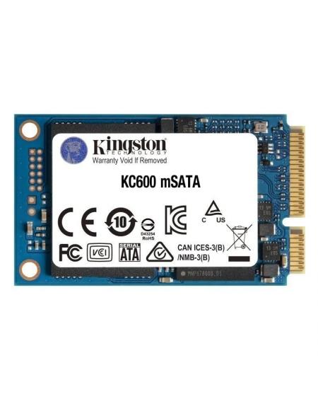 Disco SSD Kingston KC600 512GB/ mSATA