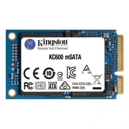 Disco SSD Kingston KC600 512GB/ mSATA