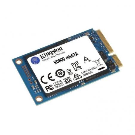 Disco SSD Kingston KC600 512GB/ mSATA