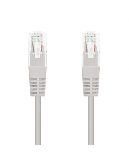 Cable de Red RJ45 UTP Nanocable 10.20.0410 Cat.6/ 10m/ Gris - Imagen 1