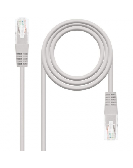 Cable de Red RJ45 UTP Nanocable 10.20.0410 Cat.6/ 10m/ Gris - Imagen 2