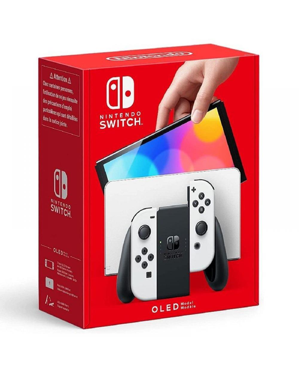 Nintendo Switch Versión OLED Blanca/ Incluye Base/ 2 Mandos Joy-Con - Imagen 1