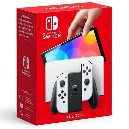 Nintendo Switch Versión OLED Blanca/ Incluye Base/ 2 Mandos Joy-Con - Imagen 1