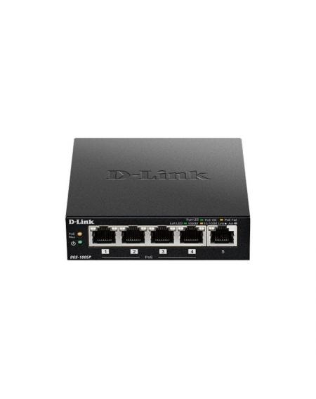 Switch D-Link DGS-1005P 5 Puertos/ RJ-45 10/100/1000 PoE