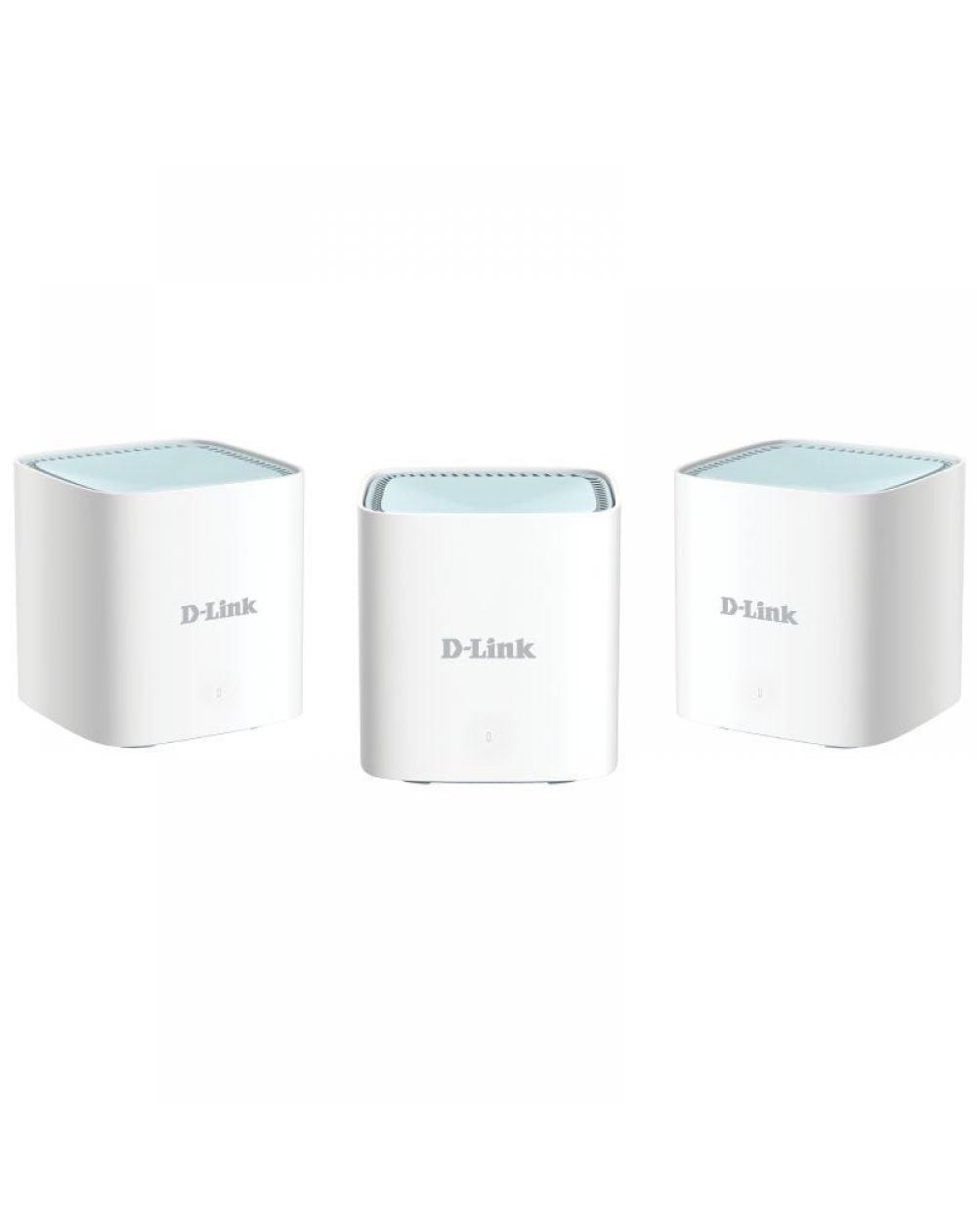 Sistema Mesh D-Link Mesh EAGLE PRO AI 1500Mbps/ 2.4GHz 5GHz/ Pack de 3