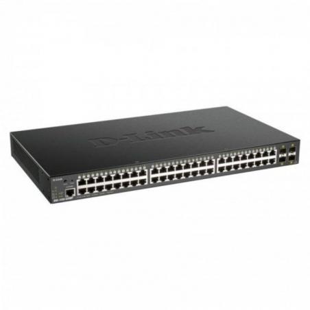 Switch Gestionado D-Link Smart DGS-1250-52XMP 52 Puertos/ RJ-45 10/100/1000 PoE/ SFP