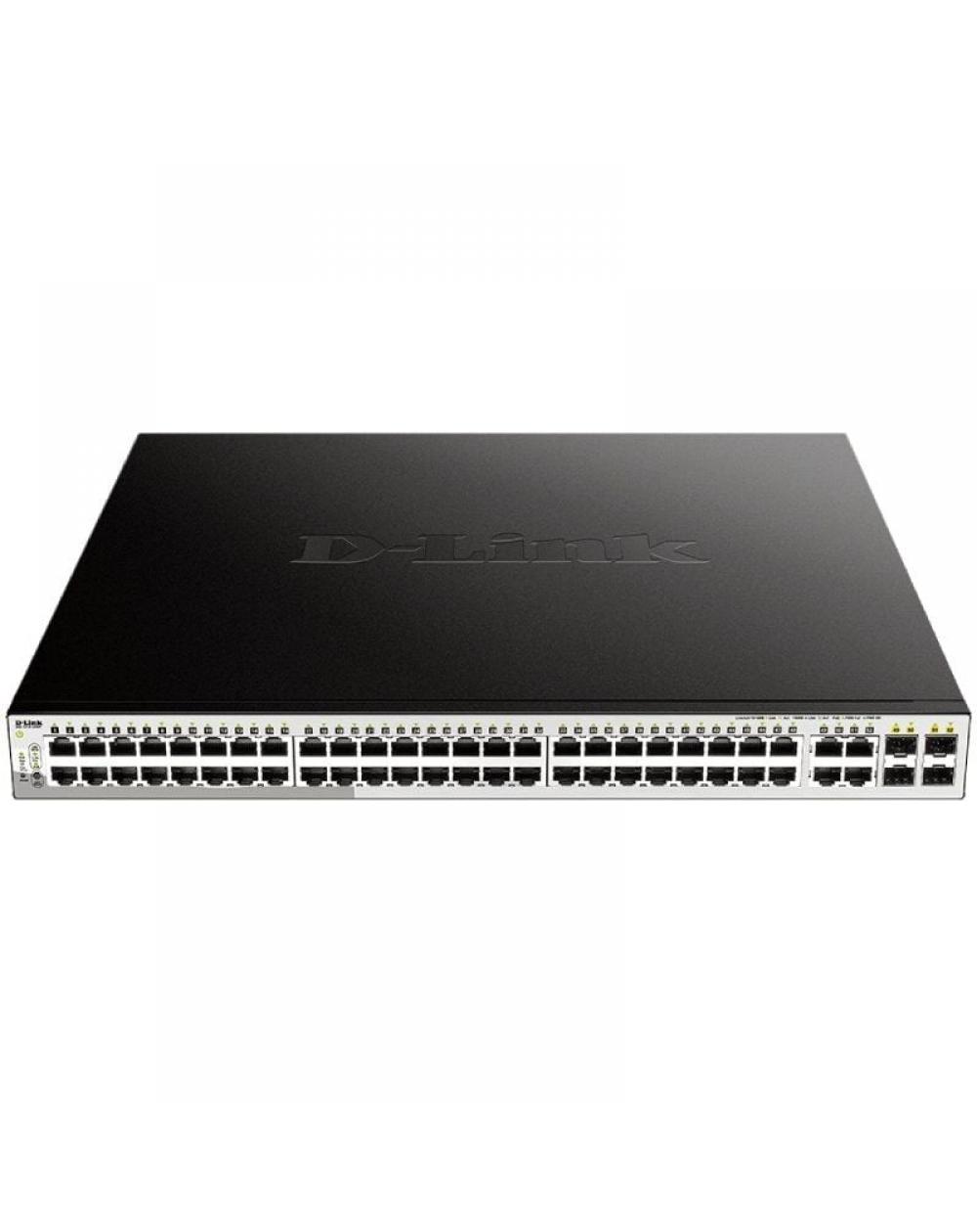 Switch Gestionable D-Link DGS-1210-52MP 52 Puertos/ RJ-45 10/100/1000 PoE/ SFP