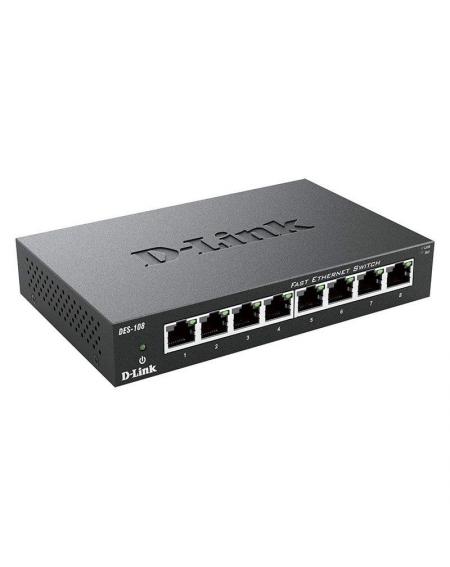 Switch D-Link DES-108 8 Puertos/ RJ-45 10/100