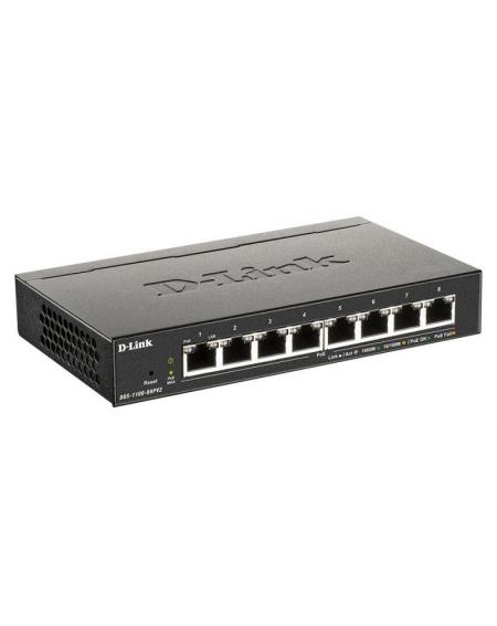 Switch D-Link DGS-1100-08PV2 8 Puertos/ RJ-45 10/100/1000 PoE