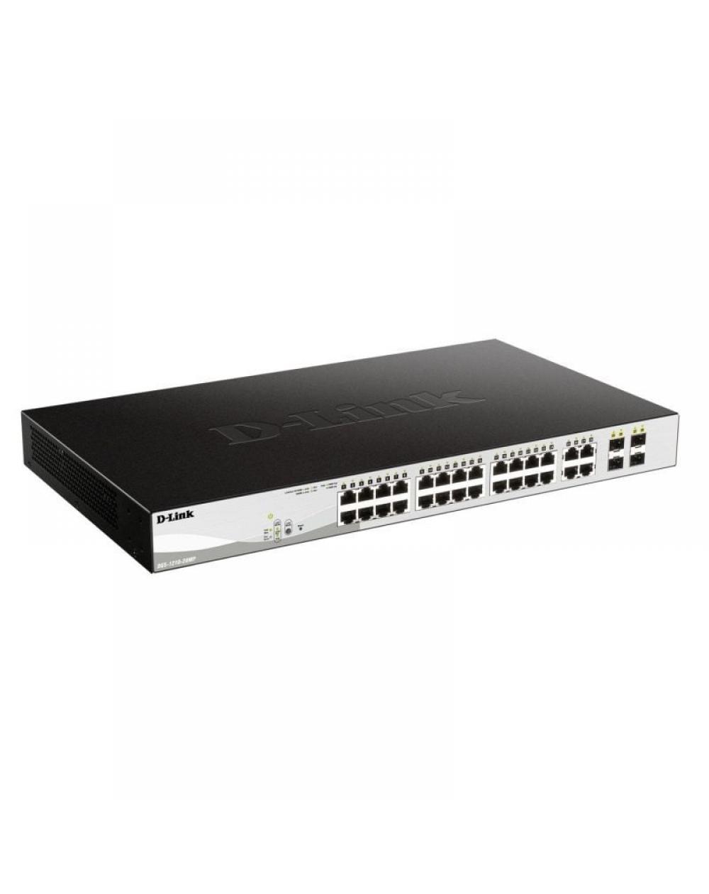 Switch D-Link Smart Plus DGS-1210-28MP 28 Puertos/ RJ-45 10/100/1000 PoE/ SFP