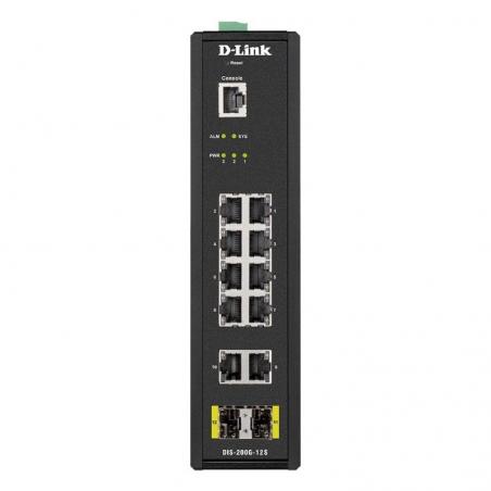 Switch Gestionable D-Link DIS-200G-12S 12 Puertos/ Gigabit 10/100/1000/ SFP