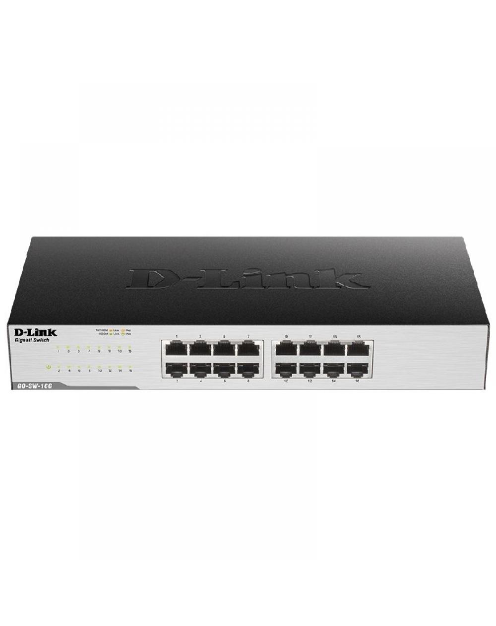 Switch D-Link GO-SW-16G 16 Puertos/ RJ-45 10/100/1000