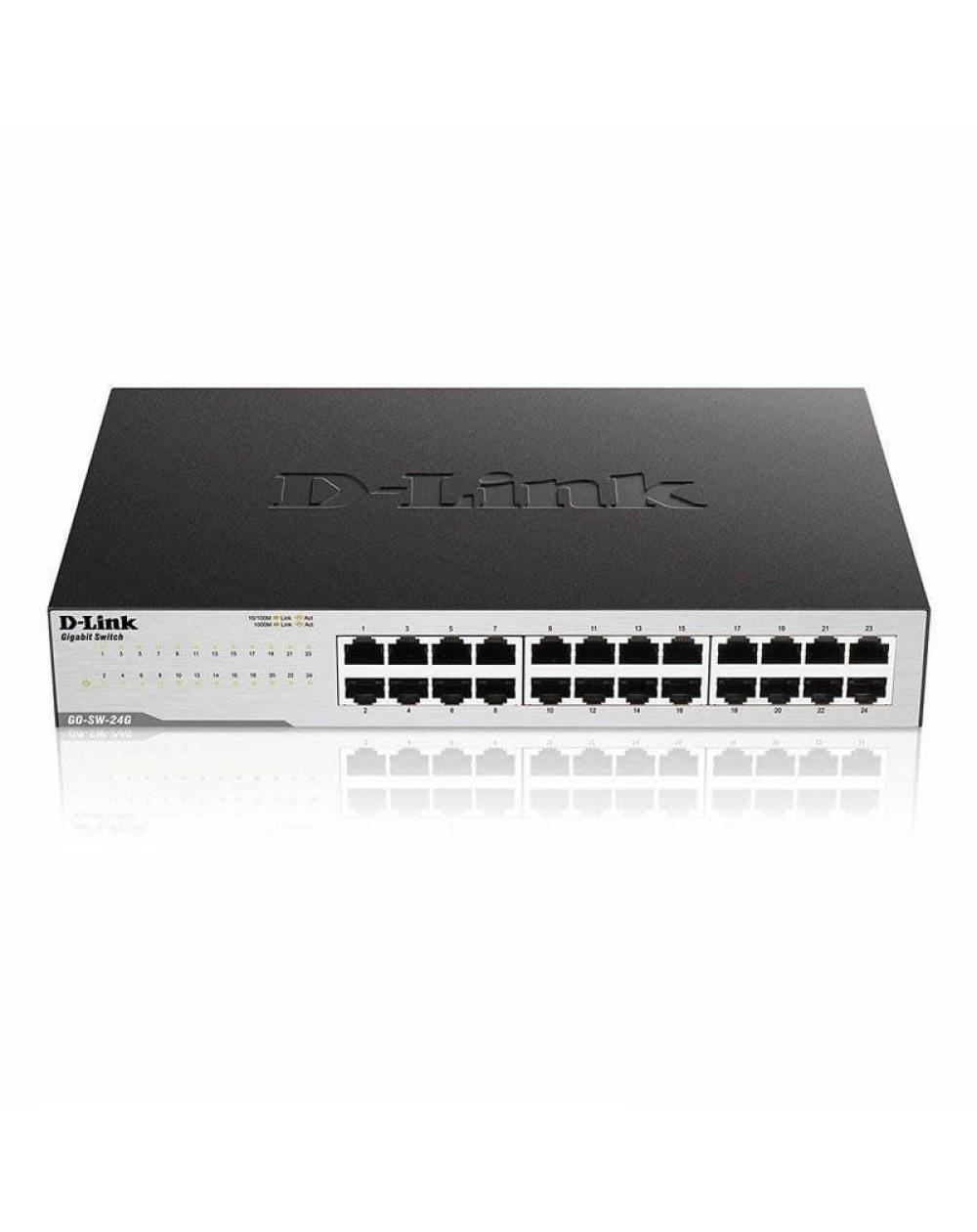 Switch D-Link GO-SW-24G 24 Puertos/ Gigabit 10/100/1000