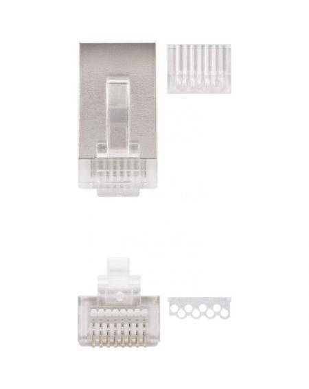 Conector RJ45 Nanocable 10.21.0203/ Cat.6/ 10 uds