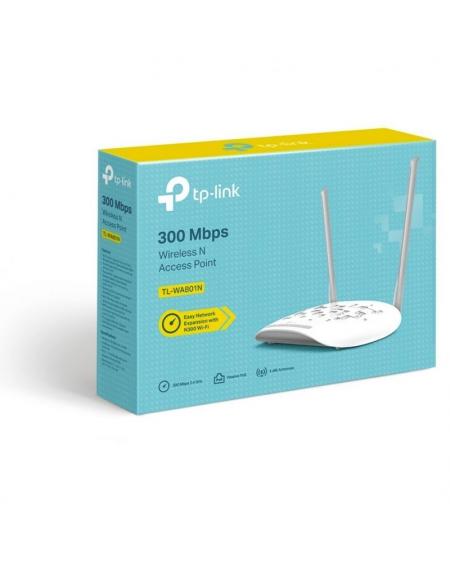 Punto de Acceso Inalámbrico TP-Link TL-WA801N V6 PoE 300Mbps/ 2.4GHz/ Antenas de 5dBi/ WiFi 802.11n/b/g