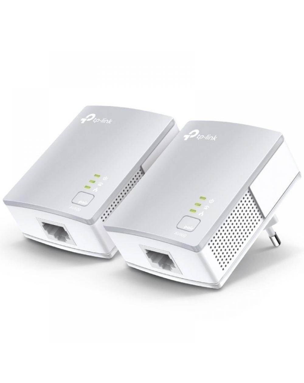 Adaptador Powerline TPLink TL-PA4010Kit 600Mbps/ Alcance 300m/ Pack de 2