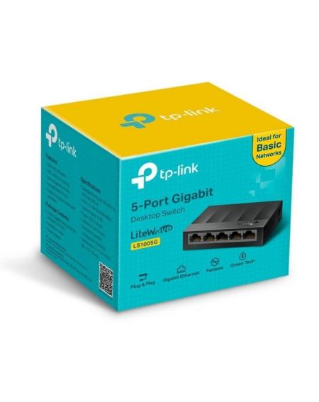 Switch TP-Link LS1005G 5 Puertos/ RJ-45 10/100/1000