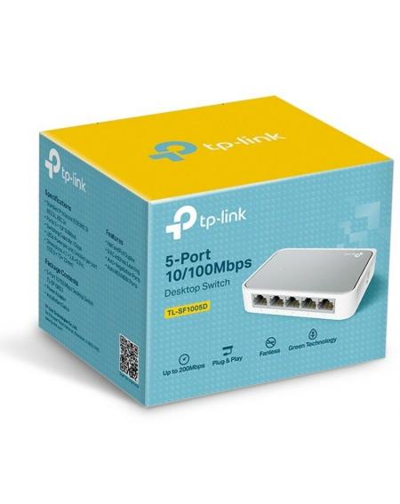 Switch TP-Link 5P 5 Puertos/ RJ-45 10/100