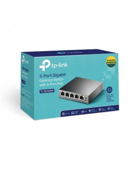 Switch TP-Link TL-SF1005P 5 Puertos/ RJ-45 10/100 PoE